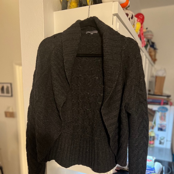 Vince/Large/Charcoal grey/ Cardigan sweater - Picture 1 of 2